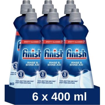 Finish Glansspoelmiddel - 400 ml - 6 stuks - Voordeelverpakking