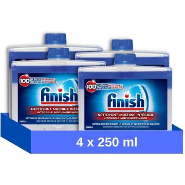 Finish Vaatwasmachine Reiniger - Regular - 250 ml - 4 stuks - Voordeelverpakking