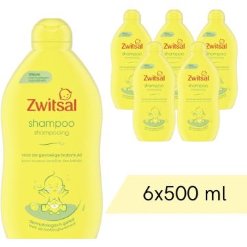 Voordeelverpakking: 6x Zwitsal Shampoo - 500 ml