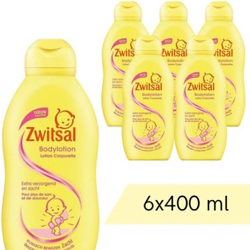 Voordeelverpakking: 6x Zwitsal Bodylotion - 400 ml