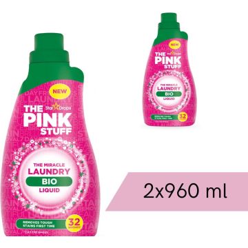 The Pink Stuff - Biologische Wasgel - 2 x 960 ml - Voordeelverpakking