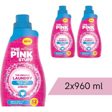 The Pink Stuff - Sensitve Wasgel - 3 x 960 ml - Voordeelverpakking