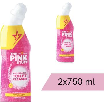 The Pink Stuff - Miracle Toilet Cleaner - 2 x 750 ml - Voordeelverpakking