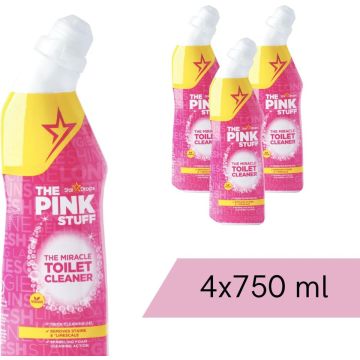 The Pink Stuff - Miracle Toilet Cleaner - 3 x 750 ml - Voordeelverpakking
