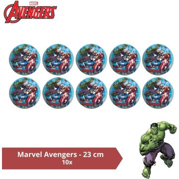 Bal - Voordeelverpakking - Marvel Avengers - 23 cm - 10 stuks