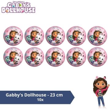 Bal - Voordeelverpakking - Gabby's Dollhouse - 23 cm - 10 stuks