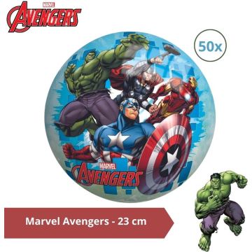 Bal - Voordeelverpakking - Marvel Avengers - 23 cm - 50 stuks