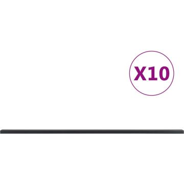 vidaXL-Schuttingpalen-10-st-200-cm-staal-grijs