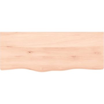 vidaXL-Wastafelblad-100x40x6-cm-onbehandeld-massief-hout