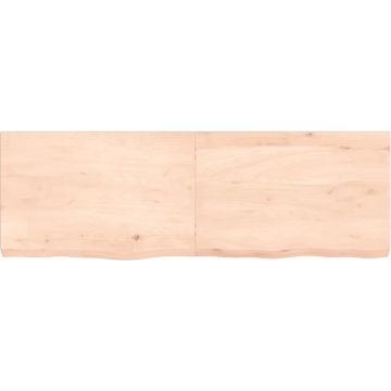 vidaXL-Wastafelblad-120x40x6-cm-onbehandeld-massief-hout