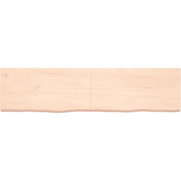 vidaXL-Wastafelblad-160x40x6-cm-onbehandeld-massief-hout