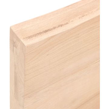 vidaXL-Wastafelblad-220x30x6-cm-onbehandeld-massief-hout