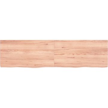 vidaXL-Wastafelblad-120x30x4-behandeld-massief-hout-lichtbruin