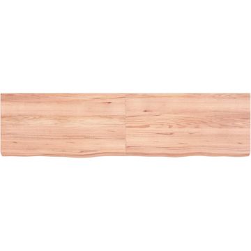 vidaXL-Wastafelblad-120x30x6-behandeld-massief-hout-lichtbruin