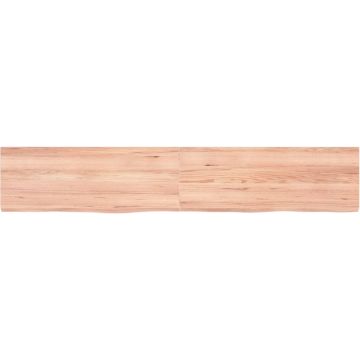 vidaXL-Wastafelblad-160x30x4-behandeld-massief-hout-lichtbruin