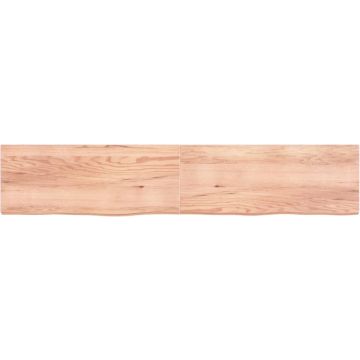 vidaXL-Wastafelblad-200x40x6-behandeld-massief-hout-lichtbruin