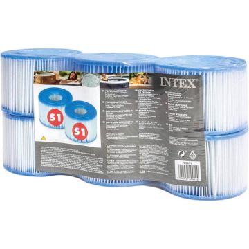 Intex 29011 Pure Spa Filter Cartridge S1 6 Stuks