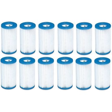 Intex 29000 Filter Cartridge Type A 12 Stuks voor Zwembad 244/305/366 cm