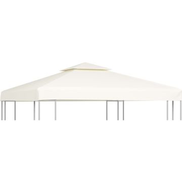 Furniture Limited - Vervangend tentdoek prieel 310 g/m² 3x3 m crèmewit