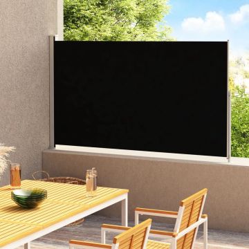 Furniture Limited - Tuinscherm uittrekbaar 200x300 cm zwart
