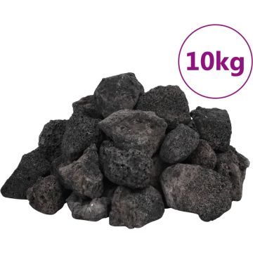 vidaXL-Lavastenen-10-kg-3-5-cm-zwart