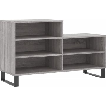 vidaXL-Schoenenkast-102x36x60-cm-bewerkt-hout-sonoma-grijs