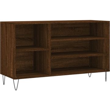 vidaXL-Schoenenkast-102x36x60-cm-bewerkt-hout-bruin-eikenkleur