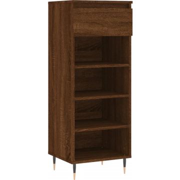 vidaXL-Schoenenkast-40x36x105-cm-bewerkt-hout-bruin-eikenkleur