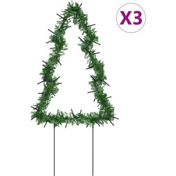 vidaXL-Kerstverlichting-kerstboom-3-st-met-grondpinnen-50-LED's-30-cm