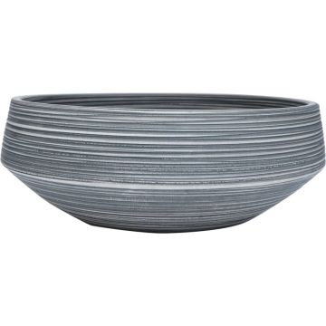 vidaXL-Opzetwasbak-rond-Φ41x14-cm-keramiek-grijs