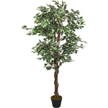 vidaXL-Kunstplant-ficus-1008-bladeren-180-cm-groen