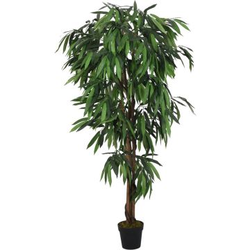 vidaXL-Kunstplant-mangoboom-300-bladeren-80-cm-groen