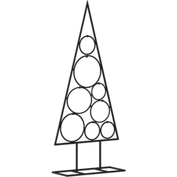 vidaXL-Kerstdecoratie-kerstboom-60-cm-metaal-zwart