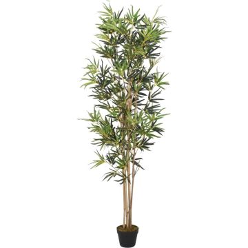 vidaXL-Kunstplant-bamboe-552-bladeren-120-cm-groen