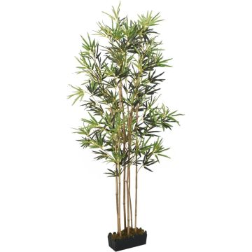 vidaXL-Kunstplant-bamboe-368-bladeren-80-cm-groen