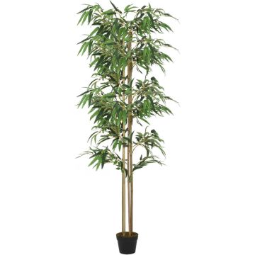 vidaXL-Kunstplant-bamboe-1520-bladeren-200-cm-groen