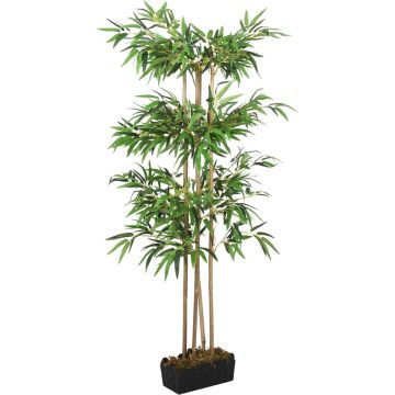 vidaXL-Kunstplant-bamboe-380-bladeren-80-cm-groen