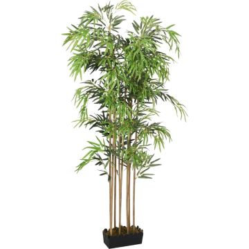 vidaXL-Kunstplant-bamboe-730-bladeren-120-cm-groen