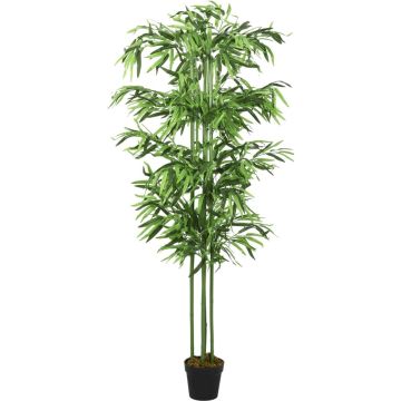 vidaXL-Kunstplant-bamboe-384-bladeren-120-cm-groen