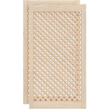 vidaXL-Kastdeuren-met-latwerk-2-st-49,5x99-cm-massief-grenenhout