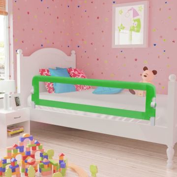 The Living Store Kinderbedhekjes 2 st 150x42 cm groen - The Living Store