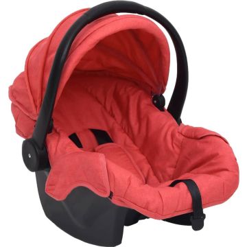 The Living Store Babyautostoel Veiligheidsgroep 1-2-3 - 42 x 65 x 57 cm - Rood/Zwart