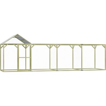 The Living Store Kippenverblijf - 6x1.5x2m - geïmpregneerd grenenhout - waterbestendig dak