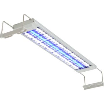 The Living Store Aquariumlamp - LED - 50-60 cm - blauw en wit - energiezuinig - aluminiumlegering