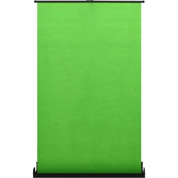 The Living Store Fotografieachtergrond - Niet-geweven stof en aluminium - 124 x 210 cm - Groen