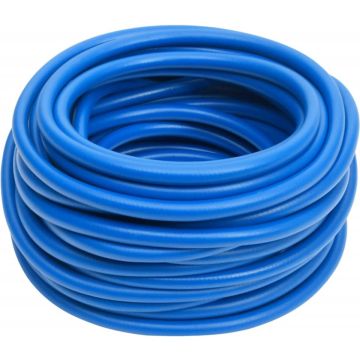 The Living Store Luchtslang - Blauw PVC - 20m - 9mm x 14mm - Duurzaam - Flexibel
