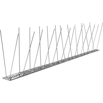 The Living Store Vogelpinnen - Roestvrij staal - 50 x 2.5 cm - Weerbestendig