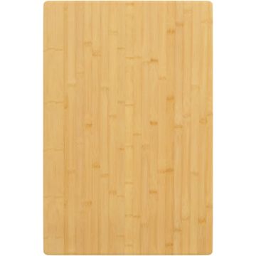 The Living Store Snijplank Bamboe - Keukenaccessoires - 35x50x4 cm - Duurzaam