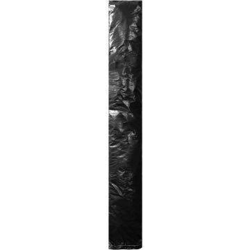 The Living Store Parasolhoes - PE - 80 g/m² - zwart - 175 cm hoog - 30-35 cm diameter