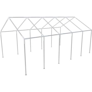 The Living Store Vervangend Tentframe - Staal - 10x5 m - Roestvrij - 78 kg